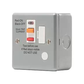 metal rcd fuse box|screwfix rcd.